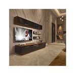 Decoraktiv Trendstyle Ceviz Siyah 5 Mdf Tv Ünitesi Tv Sehpası