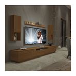 Decoraktiv Trendstyle Naturel Ceviz 270das Mdf Tv Ünitesi Tv Sehpası