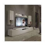 Decoraktiv Trendstyle Parlak Beyaz 270das Slm Tv Ünitesi Tv Sehpası