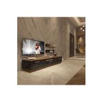 Decoraktiv Trio 200r Mdf Tv Ünitesi Tv Sehpası - Ceviz - Siyah Mermer