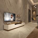 Decoraktiv Trio 4s Mdf Tv Ünitesi Tv Sehpası - Beyaz - Pera Çok Renkli