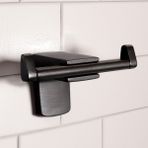 Decordem Banora Ikon Siyah Premium Banyo Askılığı
