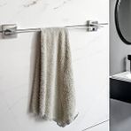 Decordem Banora Infinity Premium Pirinç Paslanmaz Krom Uzun Havluluk