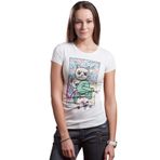 Decords Cat With Machine Vladvas Kadın T-Shirt