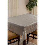 Decorekor astarlı Elyaf Tabanlı Silinebilir Hijyenik Muşamba Pvc Masa Örtüsü 078.B - Gri - 140 x 180 cm