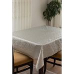 Decorekor astarlı Elyaf Tabanlı Silinebilir Hijyenik Muşamba Pvc Masa Örtüsü 514-53 - Gri - 140 x 180 cm
