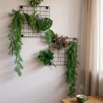 DECORELAX 33x33 Dekoratif Hasır Tel Duvar paneli 2'li Siyah
