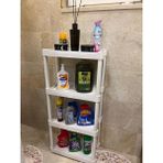 Decorelax 4 Raflı Plastik Banyo & Mutfak Organizer (Small Model) - Beyaz