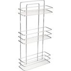 Decorev 5929 Krom Kristal Lamalı Üç Katlı Şampuanlık