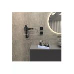 Decorev Dc-4792 Krom Yapıştırmalı Fön Banyo Metal Saç Kurutma Fön Makinesi Askısı Pratik Vidasız