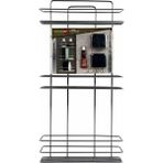 Decorev Dekoratif Paslanmaz Krom İki Katlı Şampuanlık Banyo Köşeliği DC-4791