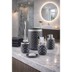 decorev Geometrik Desenli Banyo Aksesuar Seti – 5 Parça