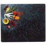 Decorita 10001502018 Baharat Çeşnisi Cam Kesme Tahtası, 29cm x 34cm