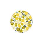 Decorita 10011505223 Sarı Limonlar Cam Kesme Tahtası, Çap 32cm