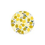 Decorita 10011505223 Sarı Limonlar Cam Kesme Tahtası, Çap 32cm