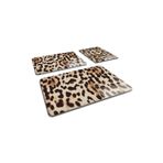 Decorita 3'lü Takım Leopar Desenli | Cam Kesme Tahtası - Cam Kesme Tablası