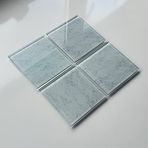 DECORITA 4'lü Takım | Cam Bardak Altlığı | 10cm X 10cm | (TAŞ GÖRÜNÜM)