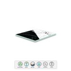 Decorita Cam Gider Kapağı | Birleşim Mermer | 4'lü Takım | 15cm X 15cm