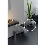 Decorita Cam Gider Kapağı |Füme Cam | 4'lü Takım | 15cm X 15cm