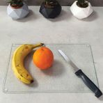 Decorita Cam Kesme Tahtası - Cam Kesme Tablası | Buzlu Cam | - 20 x 30 cm
