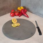 Decorita Cam Kesme Tahtası - Cam Kesme Tablası | Füme Cam - 32 cm