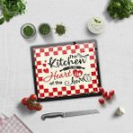 Decorita Cam Kesme Tahtası - Cam Kesme Tablası | Kitchen Heart | - 29 x 34 cm