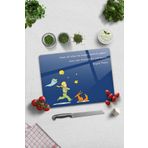 Decorita Cam Kesme Tahtası - Cam Kesme Tablası | Küçük Prens - Zaman | 30cm X 40cm