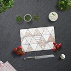 Decorita Cam Kesme Tahtası - Cam Kesme Tablası | Mandala Desen | 20cm X 30cm Renkli