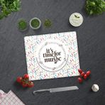 Decorita Cam Kesme Tahtası - Cam Kesme Tablası | Music Time | 29CM x 34CM - 29 x 34 cm