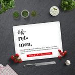 Decorita Cam Kesme Tahtası - Cam Kesme Tablası | Öğretmen | 30CM x 40CM - 30 x 40 cm