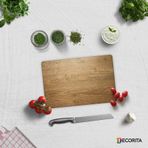 Decorita Cam Kesme Tahtası Cam Kesme Tablası Retro Ahşap Görünümlü 20 x 30 CM