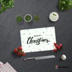 Decorita Cam Kesme Tahtası - Cam Kesme Tablası | Yeniyıl Temalı | 20cm x 30cm