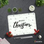 Decorita Cam Kesme Tahtası - Cam Kesme Tablası | Yeniyıl Temalı | 30cm x 40cm
