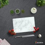 Decorıta Cam Kesme Tahtası| Klasik Mermer Görünümlü