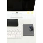 Decorita Cam Mouse Pad | Cam Masa Matı | Düz Renk - Gri | Small | 18CM x 22CM