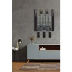 Decorita Dekor Camı | Düz Renk Siyah Cam Ve Füme Ayna | 7'li Takım | 5cm X 50cm