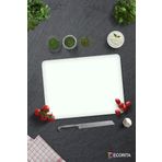 Decorita Düz Renk - Beyaz | Cam Kesme Tahtası - Cam Kesme Tablası | 30cm X 40cm