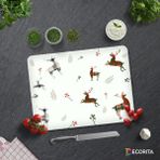 Decorita Forest Deers | Cam Kesme Tahtası - Cam Kesme Tablası | 30cm x 40cm