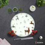Decorita Forest Deers | Cam Kesme Tahtası - Cam Kesme Tablası | Çap 32cm