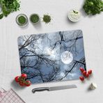 DECORITA Gece Desen | Cam Kesme Tahtası (30cm x 40cm)