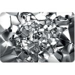 Decorita Gümüş Kristal | Cam Kesme Tahtası - Cam Kesme Tablası | 29cm x 34cm - 29 x 34 cm