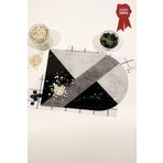 Decorita Kanallı Cam Kesme Tahtası - Cam Kesme Tablası | Hibrit Mermer - Kenarı Oval | 25cm x 35cm | Patentli Ürün