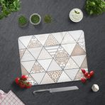 DECORITA Mandala Desen | Cam Kesme Tahtası (30cm x 40cm)