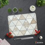 Decorita Mandala Desenli | Cam Kesme Tahtası - Cam Kesme Tablası | 30 cm x 40 cm - 30 x 40 cm