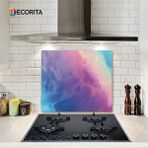 Decorita Renkli Tuval | Cam Ocak Arkası Koruyucu | 52cm x 60cm - 52 x 60 cm
