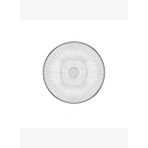 Decorium Accademia Platin Yaldızlı 21 cm Çukur Cam Tabak 9-01080028