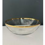 Decorium Cam Kase 17 Cm Dalıa Altın M04469