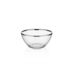Decorıum Cam Kase 20 Cm Dalıa Platın M04187