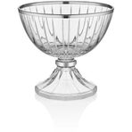 Decorıum Cam Kase Ayaklı 13,5 Cm Accademıa Platın M06449-Ab