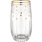 Decorium Camellia 24 Ayar Altın Yaldızlı 500 ml 6 Parça Cam Meşrubat Bardağı 9-01010013